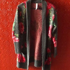 Floral cardigan